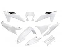 UFO Full Plastics Kit For KTM EXC-F 500 2024-2027 - Black/White