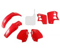 Set Plastic Fairings UFO Honda CR 500 1991 1992 1993 1994 Red Fluo OEM 92 - 94