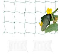 Set Plastic Trellis Net Plant Support Cucumbers Flowers Climb Plants Wall Garden