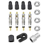 Set Presta Tubeless Valves Replacement Core Bike