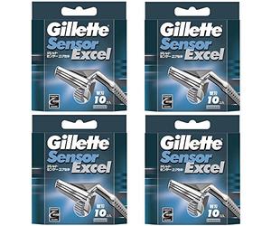 [Set Product] Gillette Sensor Excel Spare Blade 10 Pieces x 4 Pieces