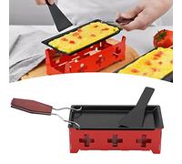 Set Raclette Cheese Melter 20×10×7 Portable Non Stick Cheese Raclette Rotaster Baking Tray Stove Set Home Kitchen Grilling Tool Raclette Machine Swissmar Raclette