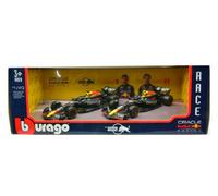 Bburago 78511 F1 2024 Oracle Red Bull Rb20 Max Verstappen & Sergio Perez 1:43 Car Model Kit 2 Units Multicolor