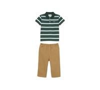 Set Regalo Polo manica corta rigata con ricamo coccodrillo e pantalone lungo in piquè - unisex - Lacoste - Kids Sets - Multicolor - 6 M - Kids 6 M