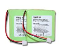 Set risparmio 2 batterie NI-MH per MEDION & DORO sostituiscono GPHP70-R05 500mAh 2.4V