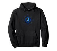 Set Sail Nautical Compass Pullover Hoodie