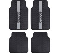 Set SPC1913 Complete Universal Car Mats In PVC Black/Grey SPARCO