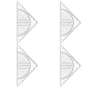 Set Square With 180 Degrees Math Protractor Multifunctional Geometry Angles-Measuring Instrument For Drafting Geometry