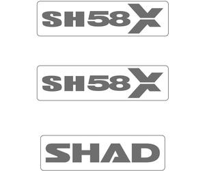 SET STICKERS SH58X, size 10 cm