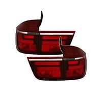 Set Tail Lights Compatible With BMW X5 E70 2007 2008 2009 2010 VT147 1 Pair Driver and Passenger Side Assembly Rear Lamp Complete Light LED Clear Glass Red