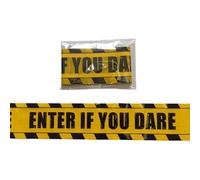 Set the stage for thrills and chills with this caution tape bundle, great for setting boundaries or enhancing the zombie/horror theme at parties.