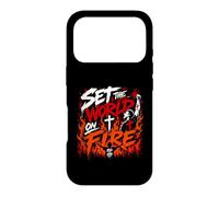 Set The World On the Fire Jesus Is King Gospel Revival Case for iPhone 17 Pro