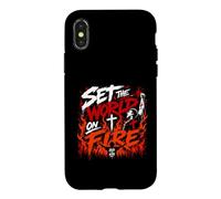 Set The World On the Fire Jesus Is King Gospel Revival Case for iPhone X/XS