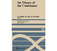 Set Theory of the Continuum (Mathematical Sciences Research Institute Publications)