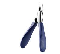 Set Tool Cuticle Skin Scissors Steel Push Dead Leather Fork Nail Clipper Cleaning Nails Remover Pusher Pedicure(Blue)