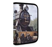 Set Tool Pouches, Steam Locomotive Train2 Printed Big Capacity Storage Pouch, Art Supply Storage Box, Durable Tool Zipper Pouches