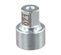 Set up Silver Antitheft Wheel Lock Rim Lock Key Lug Nut Security 73 79 User-friendly Nut Suitable for Wheel Protection (71) Mini Models 71 Mini Heavy-duty Steel Accessory Compatible Having