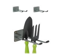 Set Wall Mounted Appliance Holder Garden Work Tool Storage Clamps Steel Garage