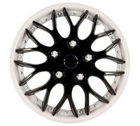 AUTO-STYLE Set wheel covers Missouri 15-inch black/white rim