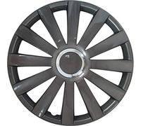 Set wheel covers Spyder 14-inch gun-metal + chrome ring
