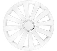 Set wheel covers Spyder 14-inch white + chrome ring