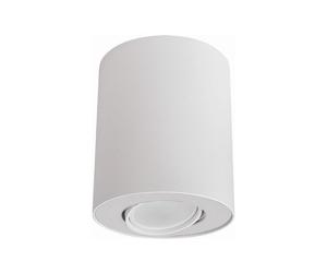SET WHITE CEILING LIGHT MOVABLE SPOT TUBE NT 1X GU10/ 10W 8895