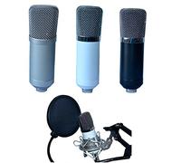 Set with Condensation Mic Stand, Pop Shield and 2 Brackets, White