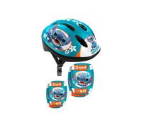 Set with Helmet and protections with elbow and knee pads - DISNEY - STITCH