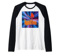 Set Your Heart on fire Raglan Baseball Tee