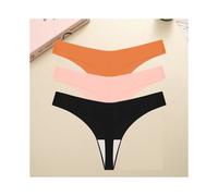 (Set12, 3pcs) 3pcs Sexy G String Underwear Female T back Intimates Lingerie