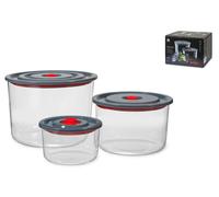 Set3 Glass Containers Simax Assorted Art113