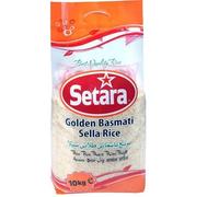 Setara Golden Sella Basmati Rice - 10kg (1 Bag)