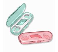 Setaria Viridis Flosser Dispenser Dental Floss Case Travel Floss Professional Toothpicks Sticks with Travel Case Superfine Floss Picks Dental Picks for Teeth Cleaning