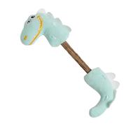 Setauoo Catnip Toys - Little Dinosaur Teaser Wand Plush - Interactive Cat Puzzle with Bells, Pet Chew Ball, Teething Sticks, Indoor Entertainment for Indoor