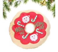 Setauoo Dog Stuffed Toys,Interactive Squeaky Pet Plush Toy | Plush Dog Toys With Sounds, Gingerbread Man Antlers Pet Stuffed Toys for Boredom Dogs