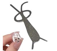 Setauoo Nail Arts Magnet, Fingernail Art Tool with Y-Shaped Guide, Magnetic Fingernail Tool, Manicure Wand for Beginners Women Friends Family