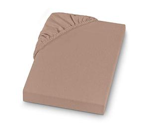 SETEX Fitted Sheet, Taupe, 200 x 200 cm