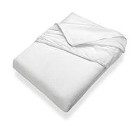 SETEX Kalmuck Fitted Sheet 100 x 200 cm 100% Cotton Classic White