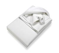 SETEX Molleton Mattress Protector - 100% Cotton, White, Cotton, White, 90 x 190 cm