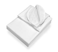 SETEX molleton/terry mattress protector, reversible, Generation, white, series MOFR, White, 90 x 190 cm