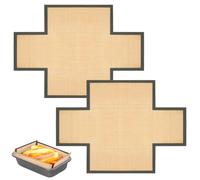 Setgoold 2PCS Reusable Silicone Bread Loaf Pan Liners 9x5 Inch