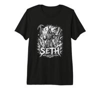 Seth Chaos Crosses The Desert Anubis Premium T-Shirt