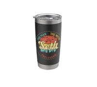 Seth The Man The Myth The Legend Men Personalized Name Stainless Steel Insulated Tumbler
