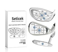 Seticek Professional Golf Impact Tape 150 Pc |Self-Teaching Sweet Spot and Consistency Analysis | Improve Golf Swing Accuracy and Distance