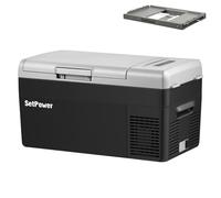 Setpower FC20 12V Refrigerator with Slide, 21Quart Car Refrigerator,Portable Car Fridge,Portable Freezer,Electric Coolers for Vehicles ac/dc,12 Volt Car Cooler for Van,Truck,RV,SUV