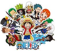 SetProducts Top Stickers! Pack of 48 One Piece Stickers - Sticker HD Vinyls - Non-Vulgar - Fashion, Style, Bomb, Luffy, Zorro - Customization Laptop, luggage, motorcycle, bike, skateboard ...