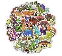 SetProducts Top Stickers! Pack of 50 Dinosaurs Stickers - Sticker HD Vinyls - Non-Vulgar - Raptor T-Rex Triceratops Dinosaur Trex - Customization Laptop, luggage, motorcycle, bike, skateboard ...