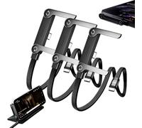 SETRON 2 in 1 Phone Charger 3PCS 240W Super Fast Charging Cable Type-C Charger Cable 1.5m Durable T-Shaped Multi-Functional Cable Compatible Smartphones, Tablets, Laptops (A)