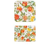 Sets of 4 Placemats with 4 Matching Coasters (Lemons Placemat and Coaster Set)