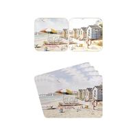 Sets of 4 Placemats with 4 Matching Coasters (Sandy Beach Placemat and Coaster Set)